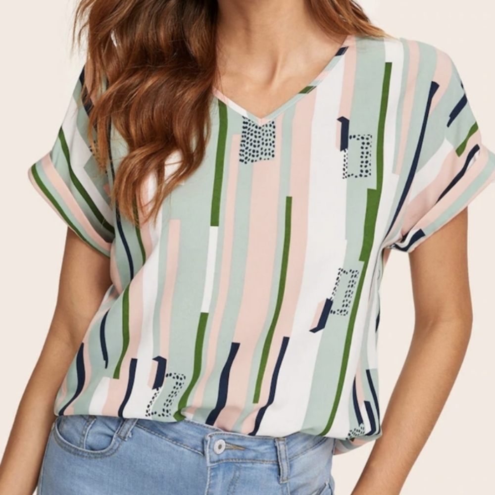 NWOT rolled cuff shirt